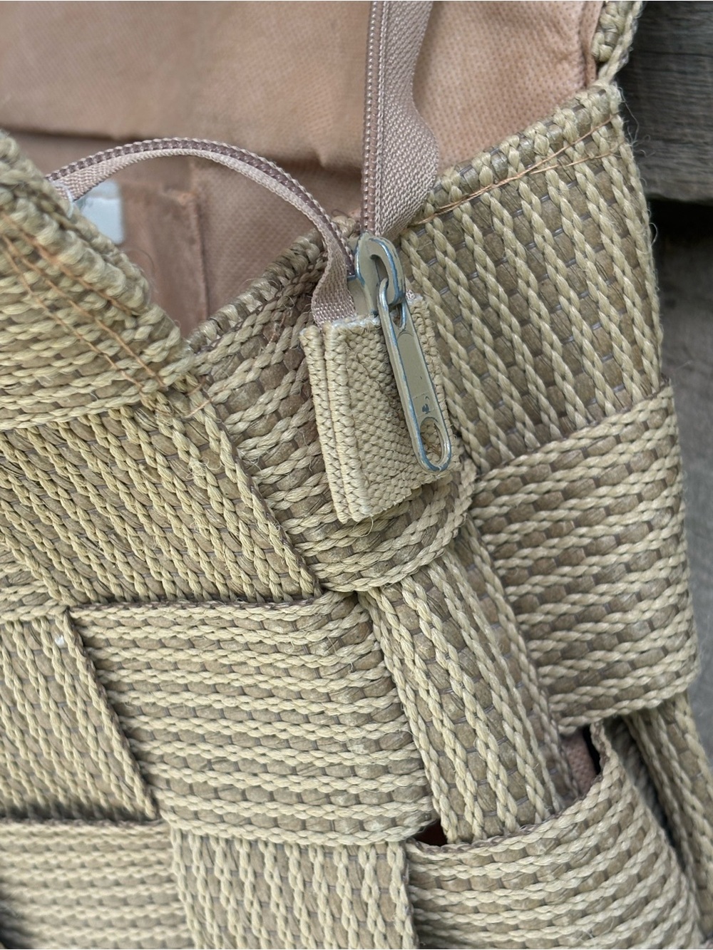 Vintage 70 s Woven HandBag Bertini M. & G. - Picture 4 of 9